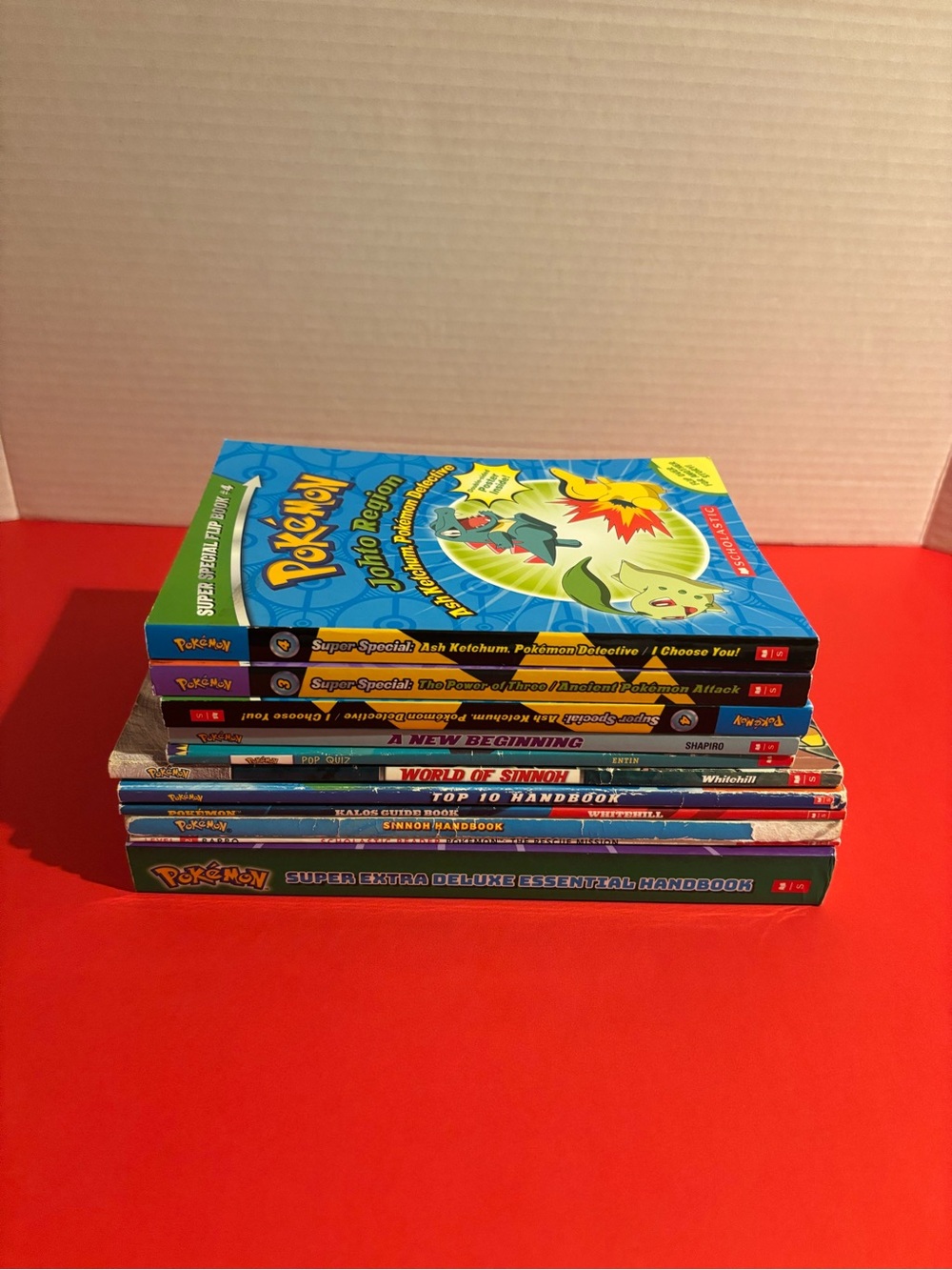 Lot of 11 Pokemon books - various titles